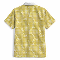 Melemele Hawaii Breadfruit Palaka Motifs Hawaiian Shirt LT14 - Polynesian Pride