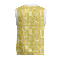 Melemele Hawaii Breadfruit Palaka Motifs Christmas Knitted V-Neck Vest LT14 - Polynesian Pride