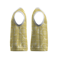 Melemele Hawaii Breadfruit Palaka Motifs Christmas Knitted V-Neck Vest LT14 - Polynesian Pride
