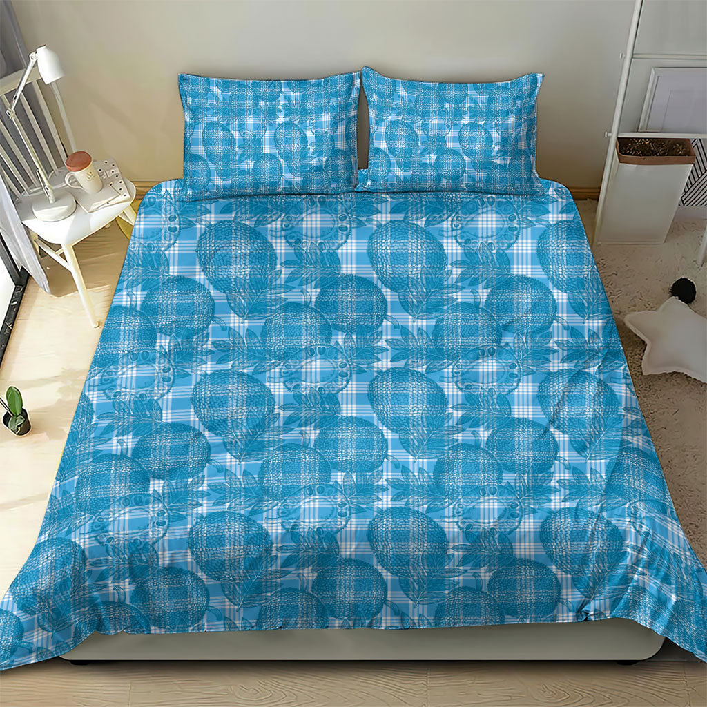 Polu Hawaii Breadfruit Palaka Motifs Bedding Set LT14 - Polynesian Pride