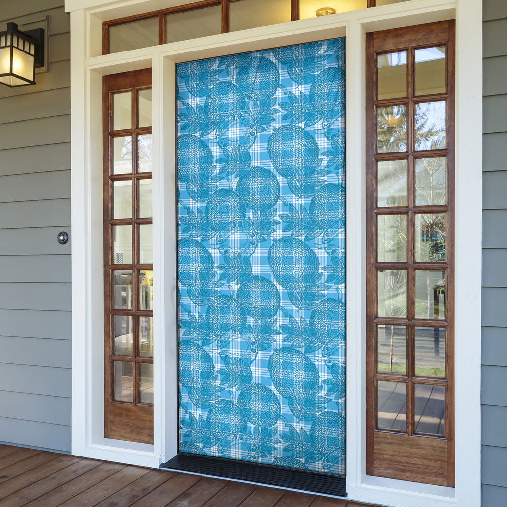 Polu Hawaii Breadfruit Palaka Motifs Door Cover LT14 - Polynesian Pride