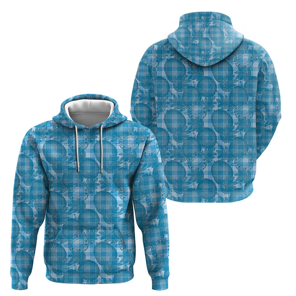 Polu Hawaii Breadfruit Palaka Motifs Hoodie LT14 - Polynesian Pride