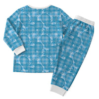 Polu Hawaii Breadfruit Palaka Motifs Christmas Pajama Set LT14 - Polynesian Pride