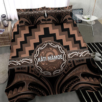 Aotearoa Kati Mamoe Bedding Set Maori Iwi Poutama Puhoro Tattoo LT14 - Polynesian Pride