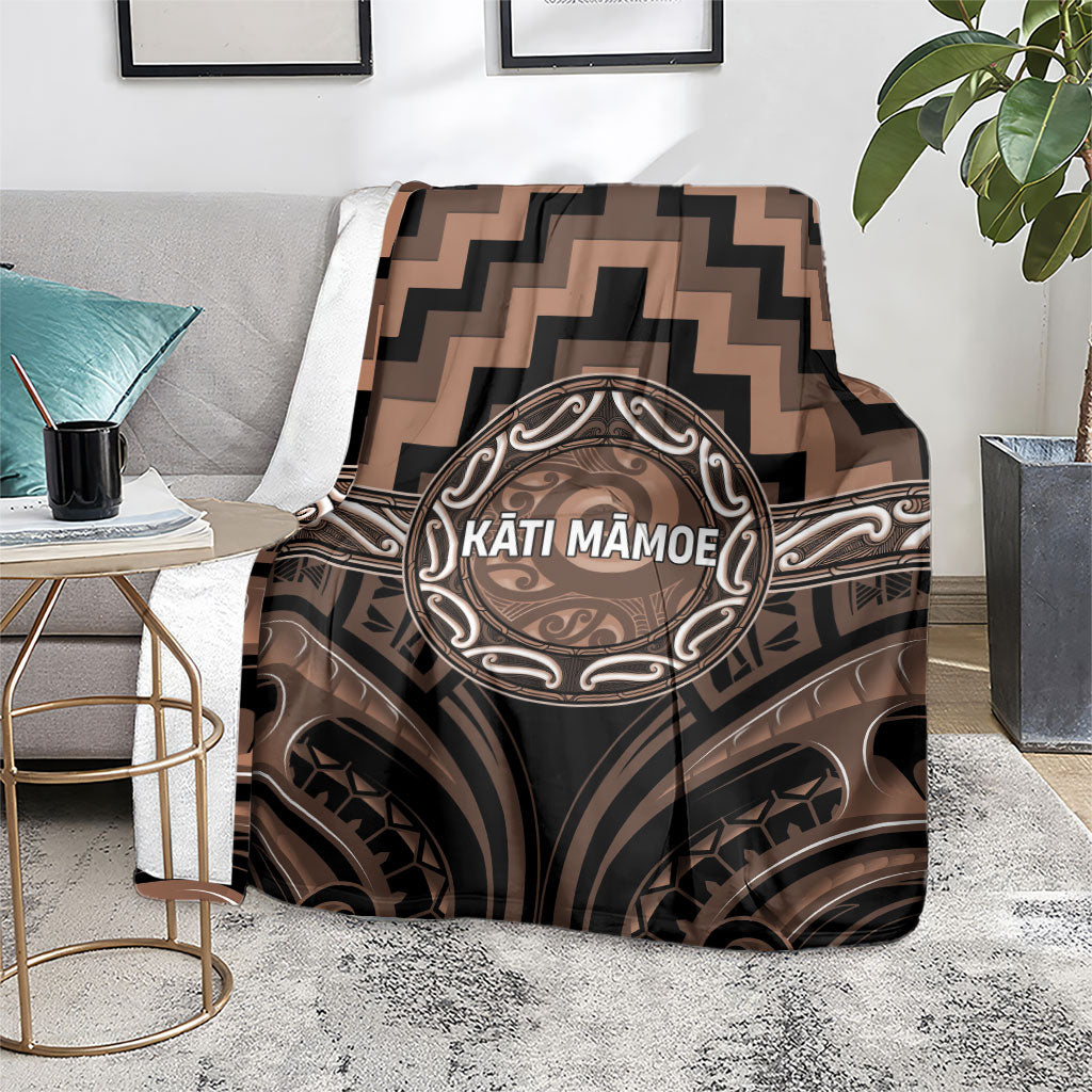 Aotearoa Kati Mamoe Blanket Maori Iwi Poutama Puhoro Tattoo LT14 - Polynesian Pride