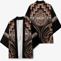 Aotearoa Kati Mamoe Personalised Kimono Maori Iwi Poutama Puhoro Tattoo LT14 - Polynesian Pride