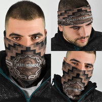 Aotearoa Kati Mamoe Neck Gaiter Maori Iwi Poutama Puhoro Tattoo LT14 - Polynesian Pride