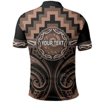 Aotearoa Kati Mamoe Personalised Polo Shirt Maori Iwi Poutama Puhoro Tattoo LT14 - Polynesian Pride
