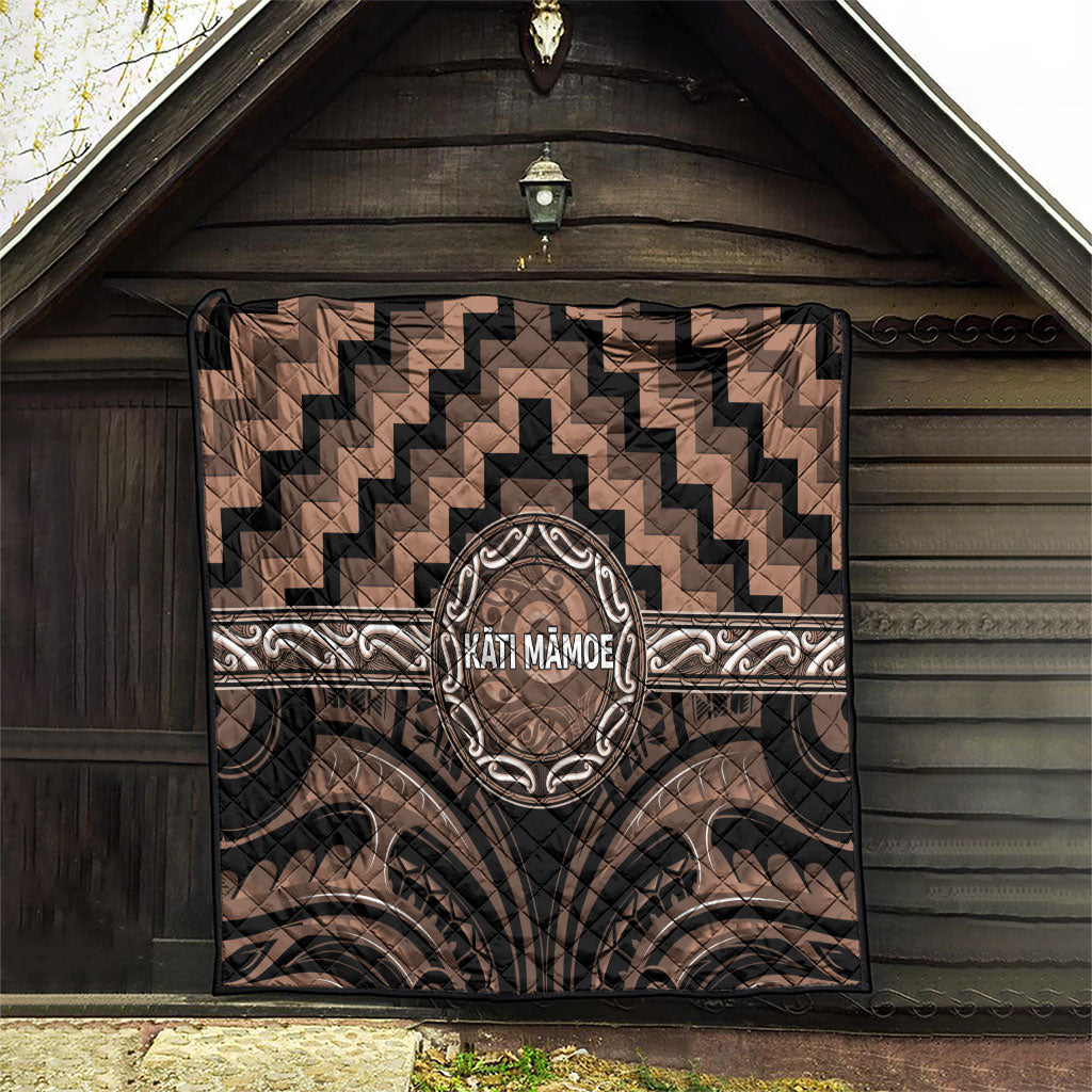 Aotearoa Kati Mamoe Quilt Maori Iwi Poutama Puhoro Tattoo LT14 - Polynesian Pride