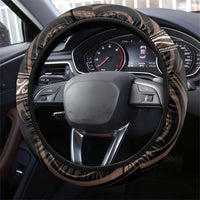 Aotearoa Kati Mamoe Steering Wheel Cover Maori Iwi Poutama Puhoro Tattoo LT14 - Polynesian Pride