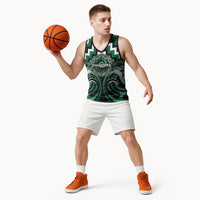 Aotearoa Whakatohea Personalised Basketball Jersey Maori Iwi Poutama Puhoro Tattoo LT14 - Polynesian Pride
