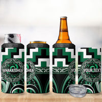 Aotearoa Whakatohea Personalised 4 in 1 Can Cooler Tumbler Maori Iwi Poutama Puhoro Tattoo LT14 - Polynesian Pride