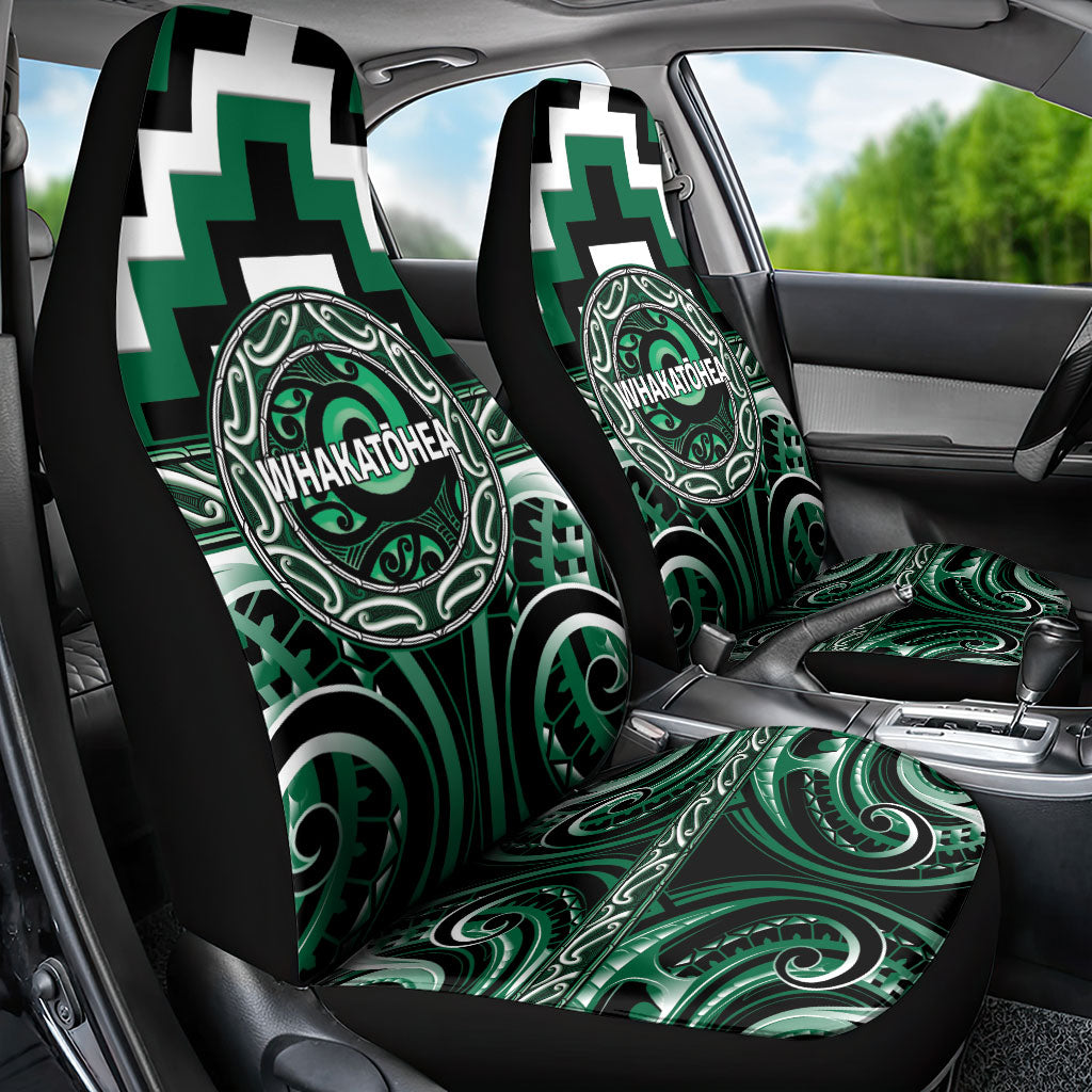 Aotearoa Whakatohea Car Seat Cover Maori Iwi Poutama Puhoro Tattoo LT14 - Polynesian Pride