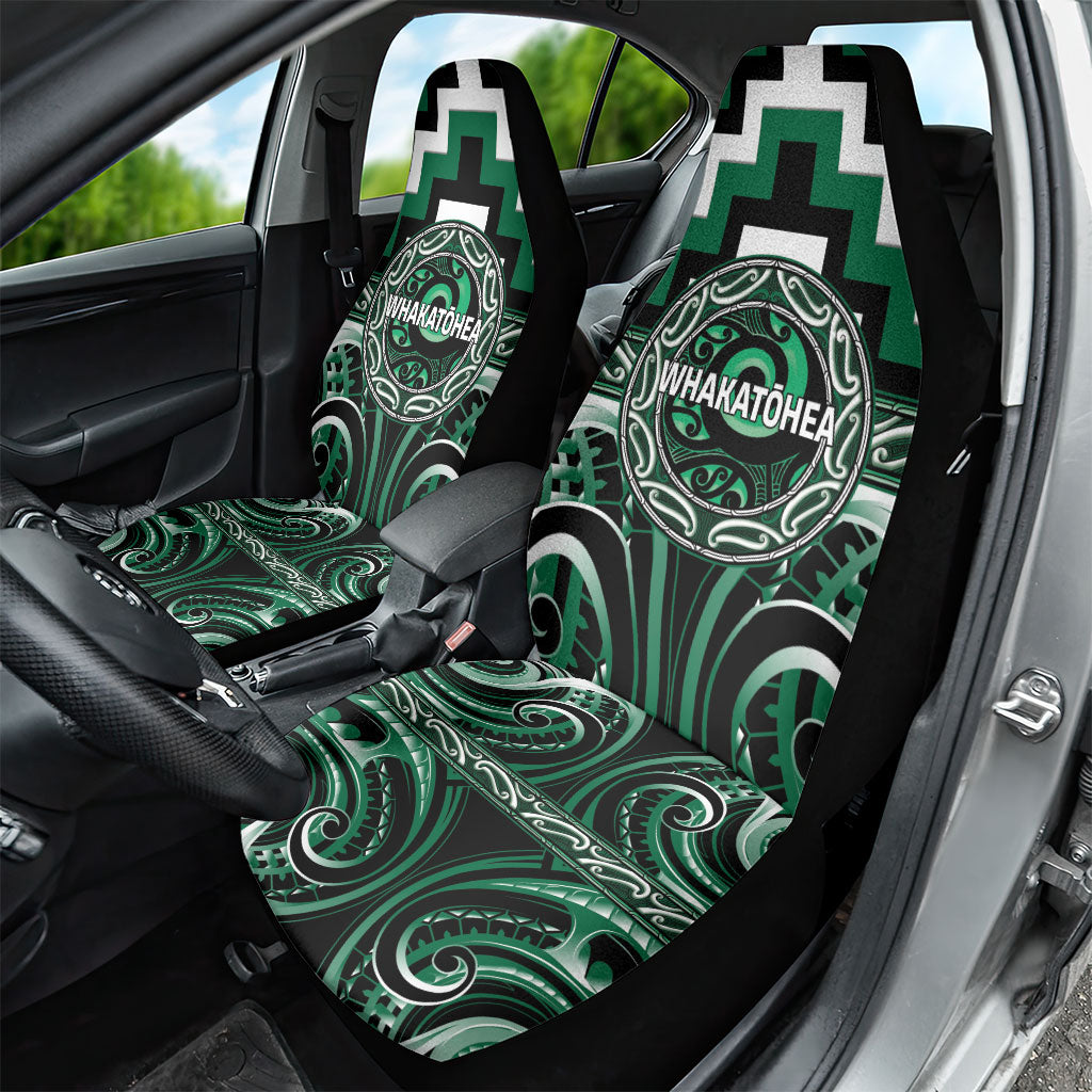 Aotearoa Whakatohea Car Seat Cover Maori Iwi Poutama Puhoro Tattoo LT14 - Polynesian Pride