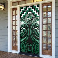 Aotearoa Whakatohea Personalised Door Cover Maori Iwi Poutama Puhoro Tattoo LT14 - Polynesian Pride