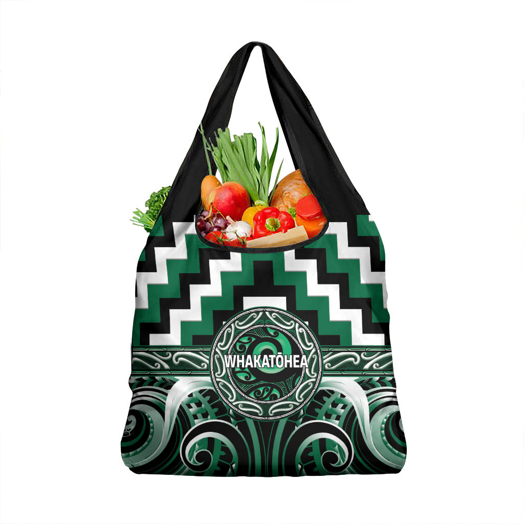 Aotearoa Whakatohea Grocery Bag Maori Iwi Poutama Puhoro Tattoo