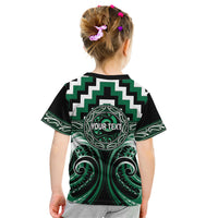 Aotearoa Whakatohea Personalised Kid T Shirt Maori Iwi Poutama Puhoro Tattoo LT14 - Polynesian Pride