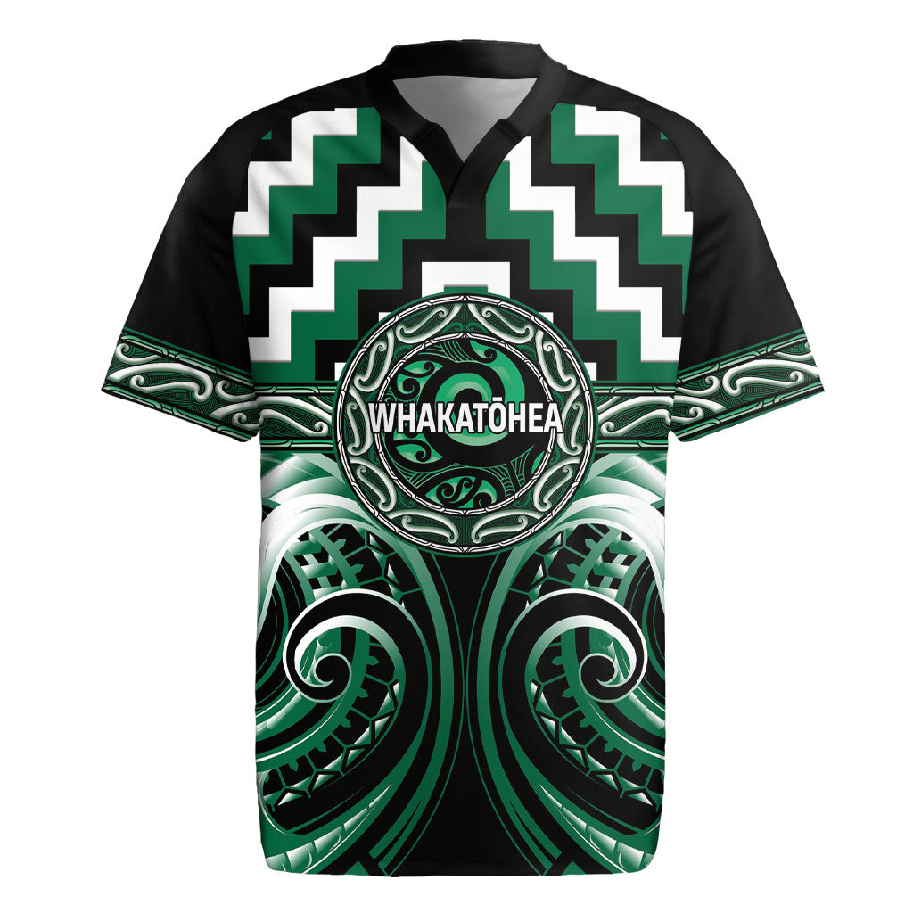 Aotearoa Whakatohea Personalised Rugby Jersey Maori Iwi Poutama Puhoro Tattoo