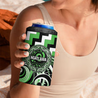 Aotearoa Ngati Awa Personalised 4 in 1 Can Cooler Tumbler Maori Iwi Poutama Puhoro Tattoo LT14 - Polynesian Pride