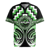 Aotearoa Ngati Awa Personalised Rugby Jersey Maori Iwi Poutama Puhoro Tattoo LT14 Green - Polynesian Pride