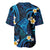 Tokelau Fakaofo Atoll Baseball Jersey Polynesian Tattoo Plumeria With Map