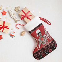 Personalized Hawaii Skull Christmas Stocking Mele Kalikimaka Hawaiian Kakau - Polynesian Pride