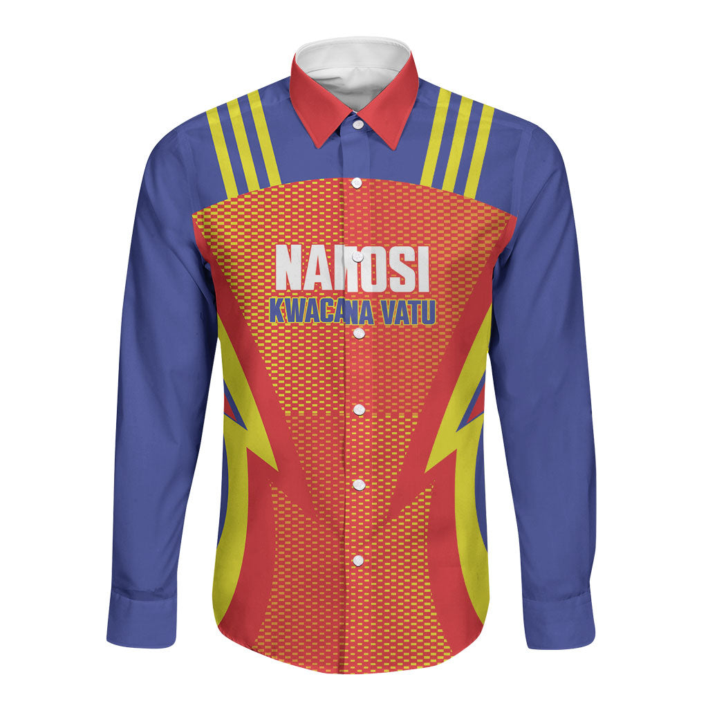 Namosi Fiji 2026 Rugby Custom Long Sleeve Button Shirt Kwaca Na Vatu