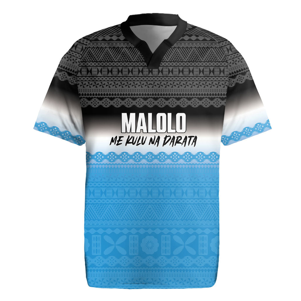Malolo Fiji 2026 Rugby Personalised Rugby Jersey Me Kulu Na Darata Fijian Tapa Pattern