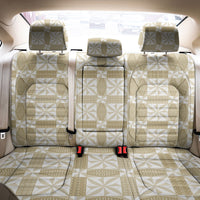 Beige Ngatu Pattern Malo e Lelei Tonga Back Car Seat Cover LT14 - Polynesian Pride