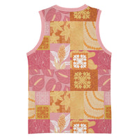 Aloha Hawaii Quilt Floral Patchwork Style Basketball Jersey LT14 - Polynesian Pride