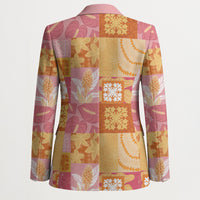 Aloha Hawaii Quilt Floral Patchwork Style Blazer LT14 - Polynesian Pride