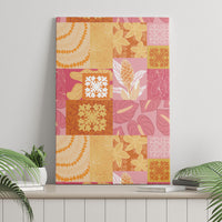 Aloha Hawaii Quilt Floral Patchwork Style Canvas Wall Art LT14 - Polynesian Pride