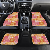 Aloha Hawaii Quilt Floral Patchwork Style Car Mats LT14 Set 4pcs Multicolor - Polynesian Pride