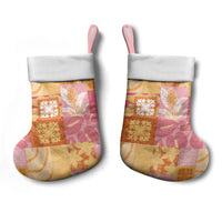 Aloha Hawaii Quilt Floral Patchwork Style Christmas Stocking LT14 - Polynesian Pride
