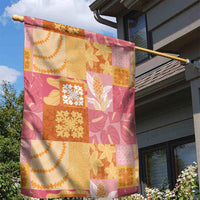Aloha Hawaii Quilt Floral Patchwork Style Garden Flag LT14 - Polynesian Pride