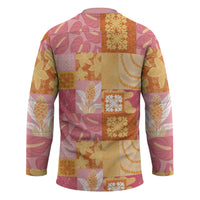Aloha Hawaii Quilt Floral Patchwork Style Hockey Jersey LT14 - Polynesian Pride