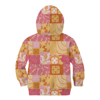 Aloha Hawaii Quilt Floral Patchwork Style Kid Hoodie LT14 - Polynesian Pride