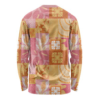 Aloha Hawaii Quilt Floral Patchwork Style Long Sleeve Shirt LT14 - Polynesian Pride