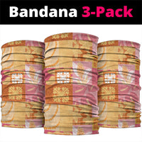 Aloha Hawaii Quilt Floral Patchwork Style Neck Gaiter LT14 package One Size: 25*50cm Multicolor - Polynesian Pride
