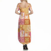 Aloha Hawaii Quilt Floral Patchwork Style Summer Maxi Dress LT14 - Polynesian Pride