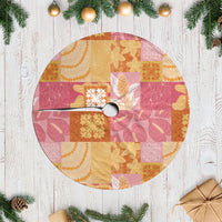 Aloha Hawaii Quilt Floral Patchwork Style Tree Skirt LT14 Casual Multicolor - Polynesian Pride
