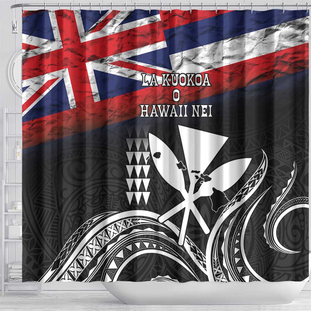 Hawaii Independence Day Shower Curtain La Kuokoa - Happy 28th November LT14 - Polynesian Pride