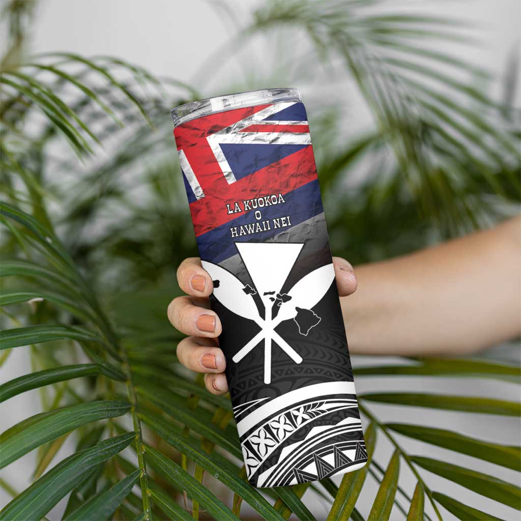 Hawaii Independence Day Skinny Tumbler La Kuokoa - Happy 28th November LT14 - Polynesian Pride