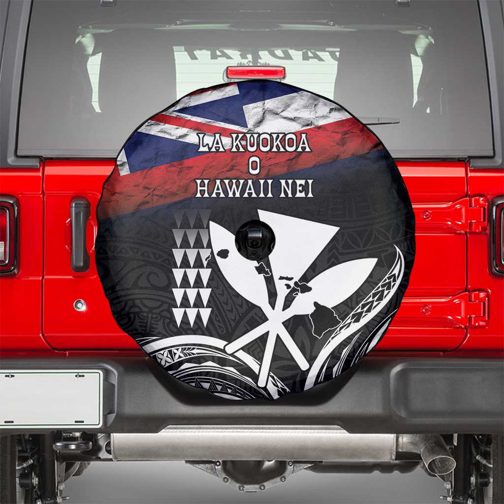 Hawaii Independence Day Spare Tire Cover La Kuokoa - Happy 28th November