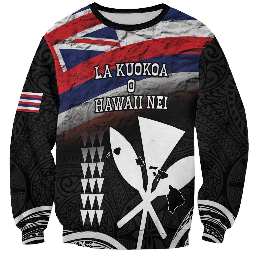 Hawaii Independence Day Sweatshirt La Kuokoa - Happy 28th November LT14 Unisex Black - Polynesian Pride