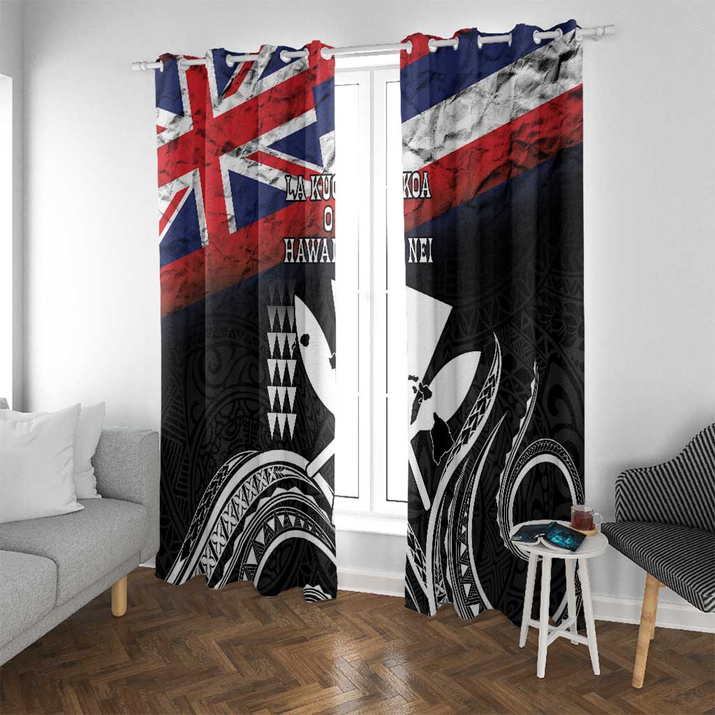 Hawaii Independence Day Window Curtain La Kuokoa - Happy 28th November