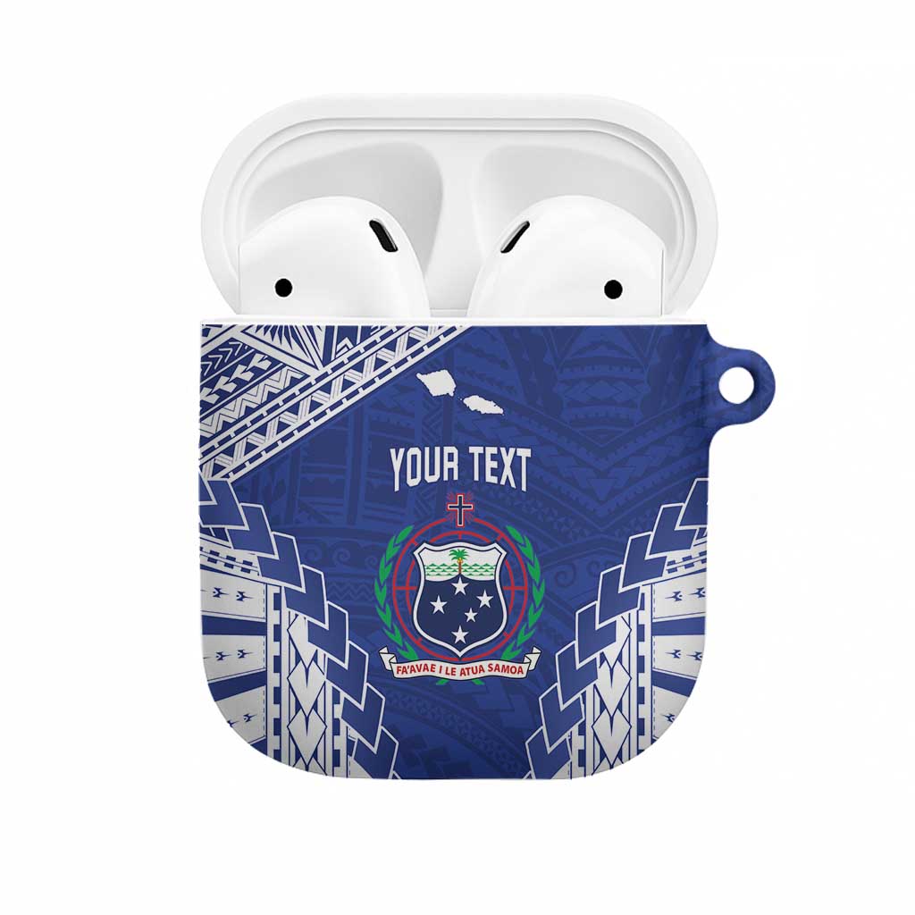 Toa Samoa Rugby Custom AirPods Case Go Champions Pacific Samoan Pattern - Polynesian Pride