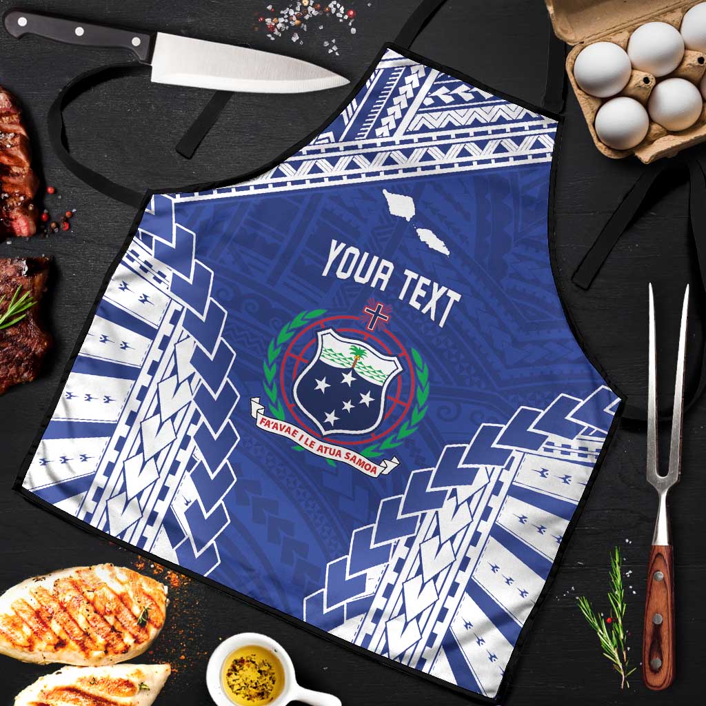 Toa Samoa Rugby Custom Apron Go Champions Pacific Samoan Pattern - Polynesian Pride