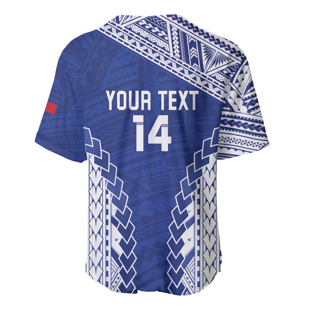 Toa Samoa Rugby Custom Baseball Jersey Go Champions Pacific Samoan Pattern - Polynesian Pride