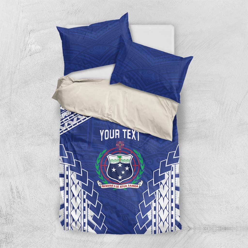 Toa Samoa Rugby Custom Bedding Set Go Champions Pacific Samoan Pattern - Polynesian Pride